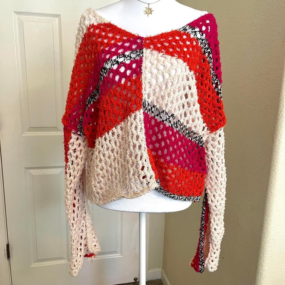 Willow & Root crochet sweater - size medium